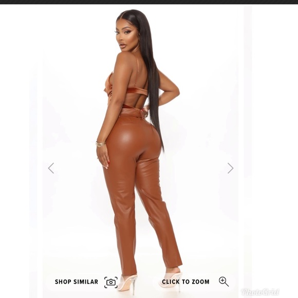 Fashion nova faux pants - Picture 2 of 3